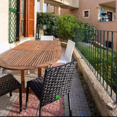 Airport-port-commercial Center-garden-trilo Per 6 Persone Wi Fi -verde Appartamento Olbia